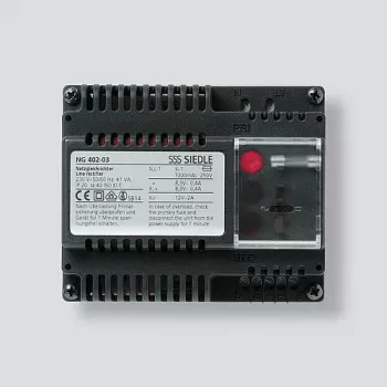 Siedle NG 402-03 - preto - Siedle - 0 - 40 °C - CE - 107 mm - 60 mm (200033590-00)
