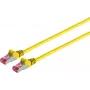 Cabo de rede ShiverPeaks 75711-AY CAT 6A S/FTP PIMF, 4 pares, compatível com RJ45