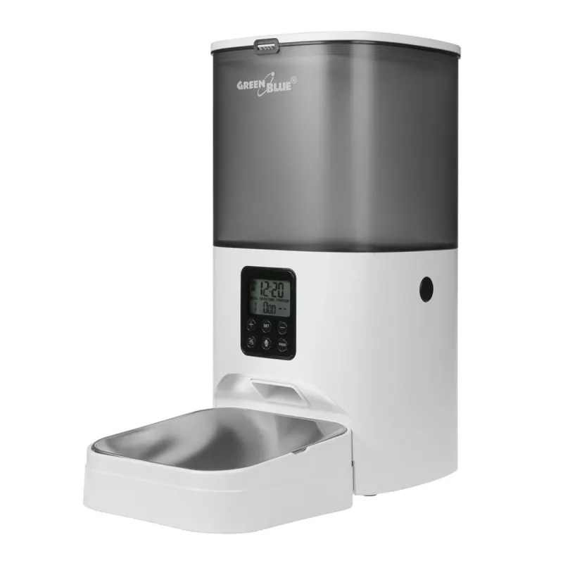 GreenBlue GB393 comedouro automático para animais, 6 L, USB 5V/1A, branco