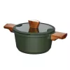 Panela de barro RESTO 93701 — 20 cm de diâmetro, 2,6 L de capacidade, utensílio de cozinha para fogão