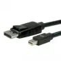 ROLINE - Cabo DisplayPort - Mini DisplayPort (M) para DisplayPort (M) - 1 m - com bloqueio - Preto (11.04.5634)