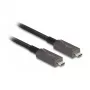 Adaptador de cabo de vídeo DeLOCK 84146 5 m USB Type-C preto