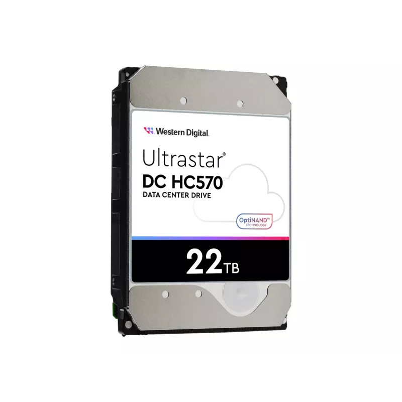 WD Ultrastar DC HC570 - disco rígido - 22TB - interno - 3.5 (8,9 cm) - SATA 6Gb/s - 7200 rpm - memória intermédia: 512MB - para Intel Next Unit of Computing 13 Extr