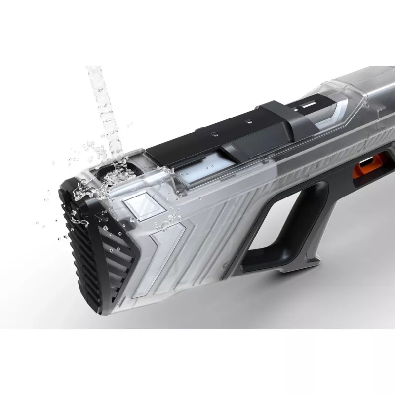 Pistola de água SpyraOne SpyraGO Clear transparente — pistola de água compacta recarregável SPGO1T