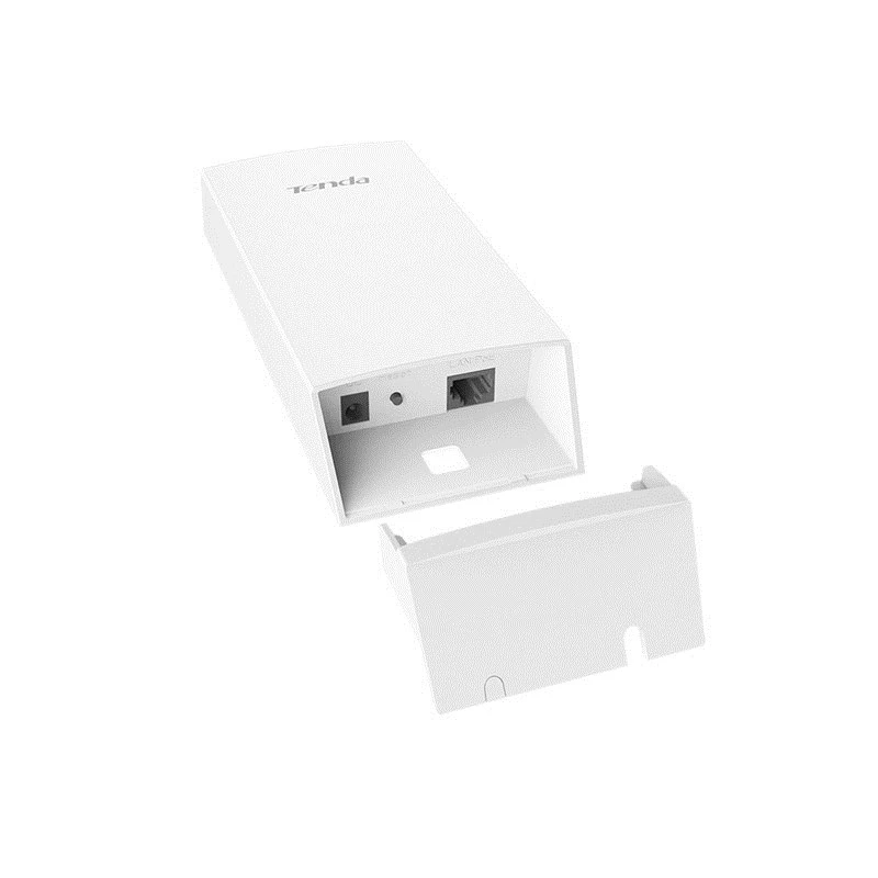 Ponto de acesso wireless TENDA O1 2.4 GHz 802.11n, 300 Mbit/s, PoE, montagem na parede, IP64, 1x RJ-45