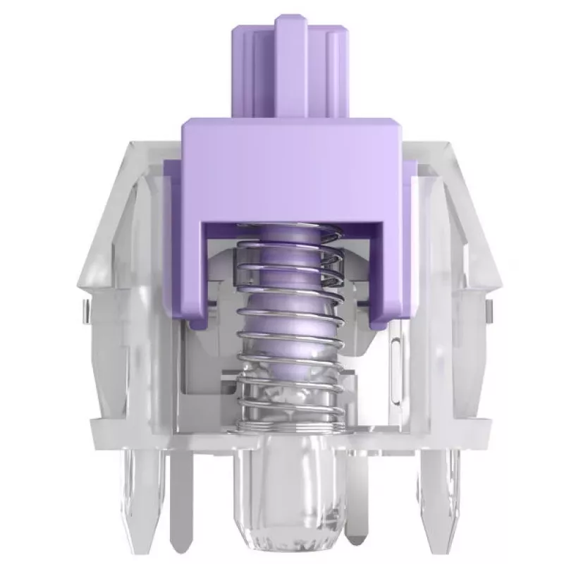 Interruptores mecânicos para teclado GLORIOUS Mako Ultralight 5-Pin MX-Stem 40g táteis pré-lubrificados, 110 unid.