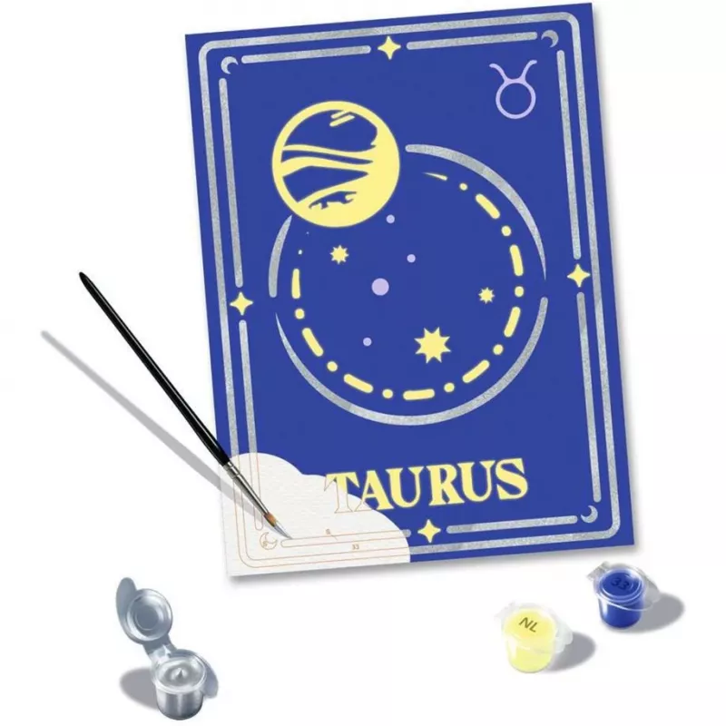 CreArt - signo zodiacal Touro, pintura