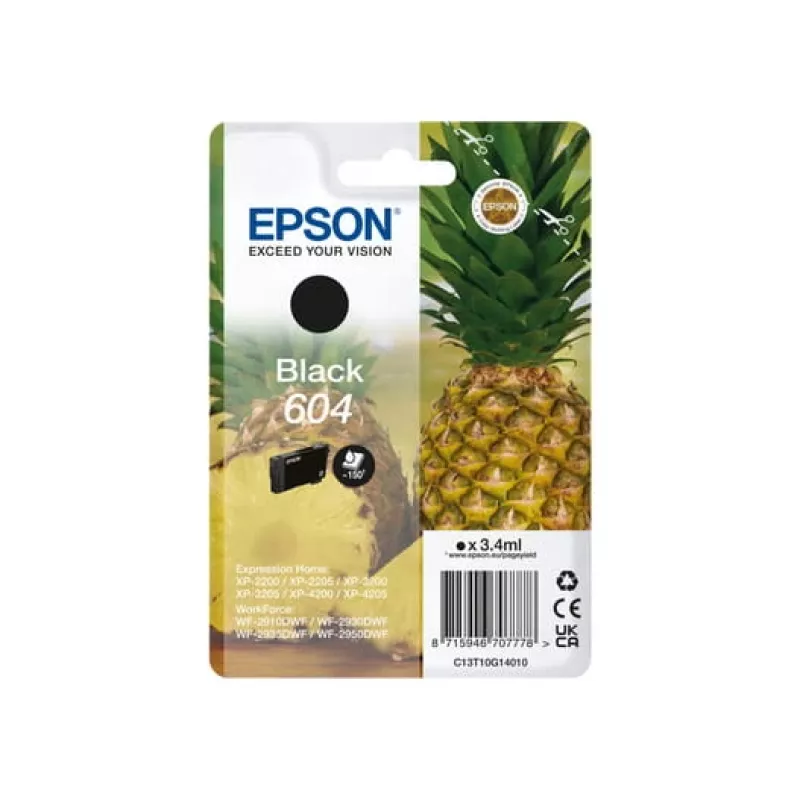 Epson 604 Tinteiro 1 unid. original rendimento padrão preto