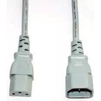 Cabo de alimentação e+p SW 13 2m conector fêmea C14 CEE7/14