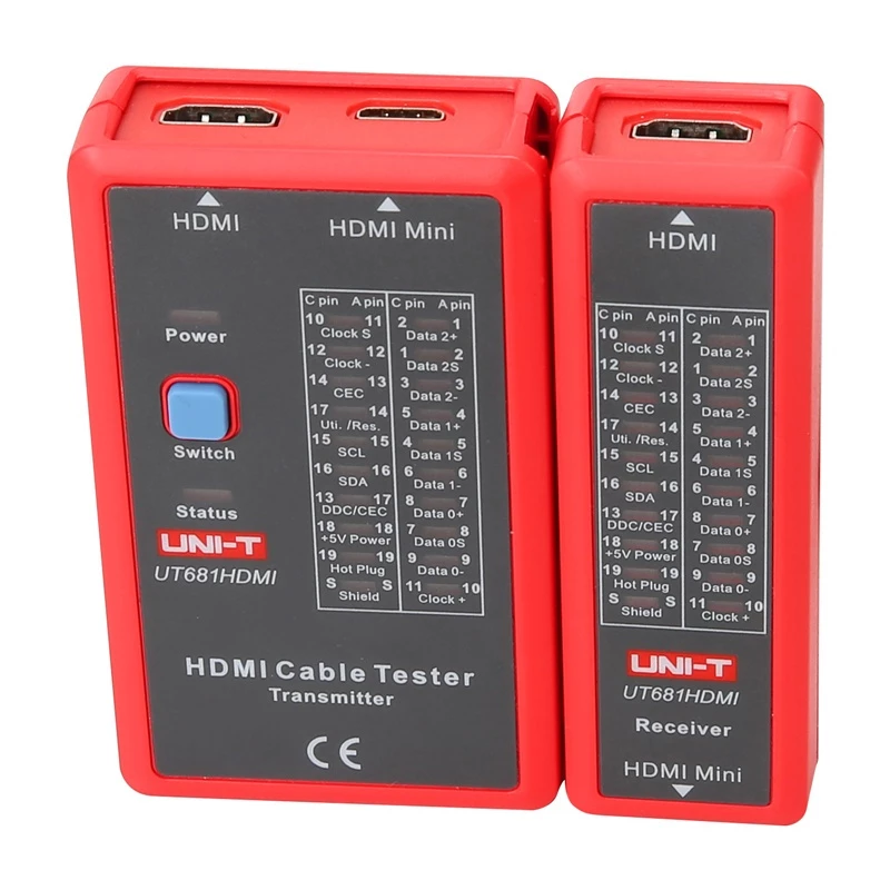 UNI-T UT681HDMI Testador de cabos HDMI