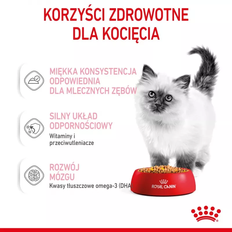 Royal Canin Feline Health Nutrition Kitten Instinctive em geleia ração húmida para gatinhos, 12 x 85 g