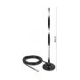 Delock 12432 antena GSM, ficha SMA, 7 dBi, omnidirecional, base magnética, RG-58 3 m, para exterior, preto