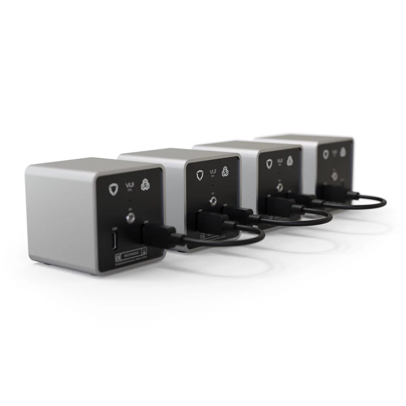 Controlador de dial Streacom VU1-Dial prateado USB Type-C — botão rotativo para ventoinhas do sistema, controlo RGB e áudio