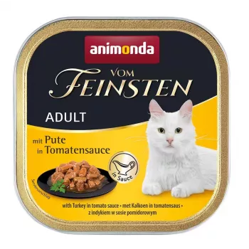 Animonda Vom Feinsten Peru em molho de tomate, 100 g cuvete, sem cereais, adulto