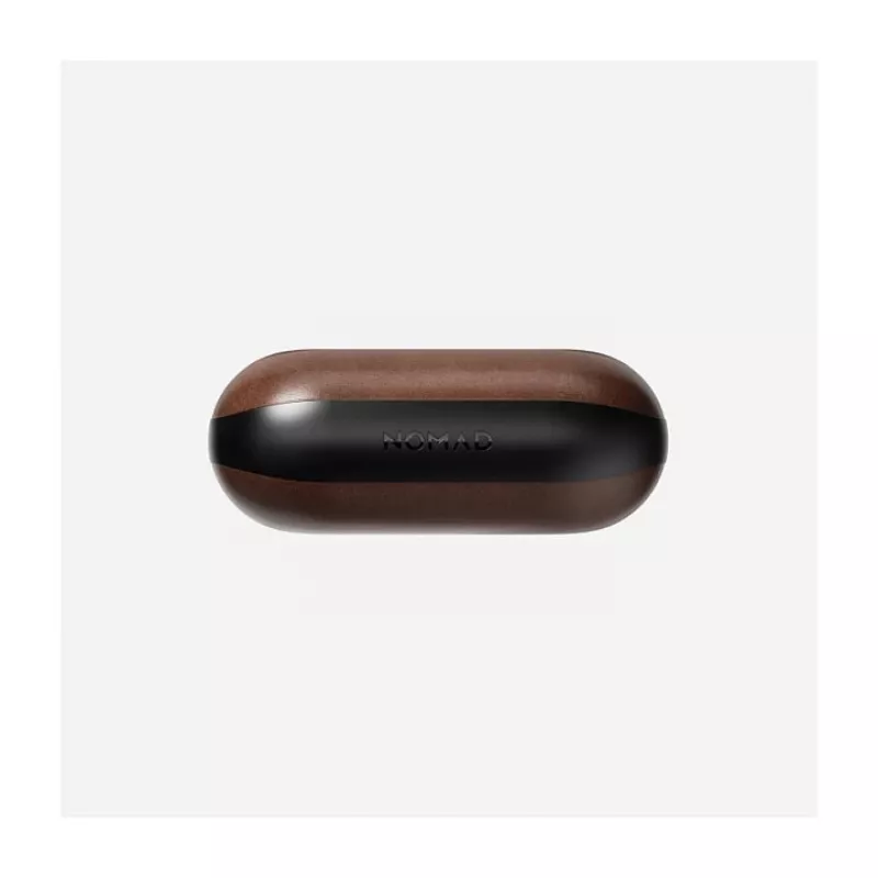 Capa Nomad Modern Leather Case — couro, microfibra, policarbonato, castanho