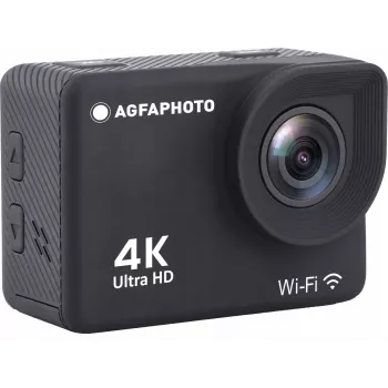 Action cam AgfaPhoto 4K, à prova de água, Wi-Fi, câmara lenta/timelapse (AC9000BK)