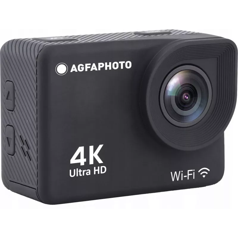 Action cam AgfaPhoto 4K, à prova de água, Wi-Fi, câmara lenta/timelapse (AC9000BK)