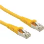 Cabo de rede ROLINE CAT.6a S/FTP amarelo 10 m 21.15.2827