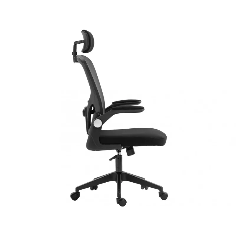 Cadeira gaming Sandberg ErgoFusion Basic assento acolchoado encosto em malha preto