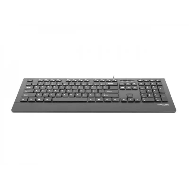 Natec Barracuda - teclado - US - preto - teclado - inglês US - preto