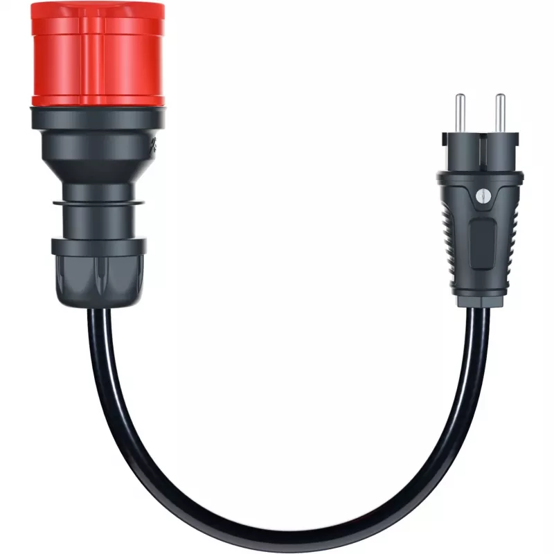 Conjunto de adaptadores go-e para Gemini flex 11 kW, conjunto de 3 peças (preto, 30 cm)