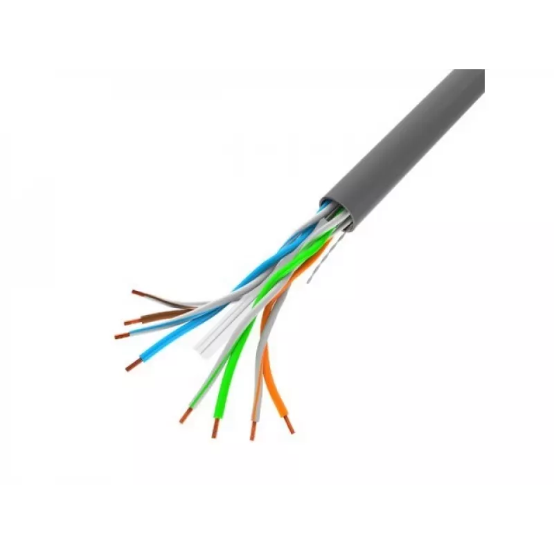 Cabo de rede Lanberg LCU6-10CC-0100-S cinzento 100 m U/UTP (UTP)