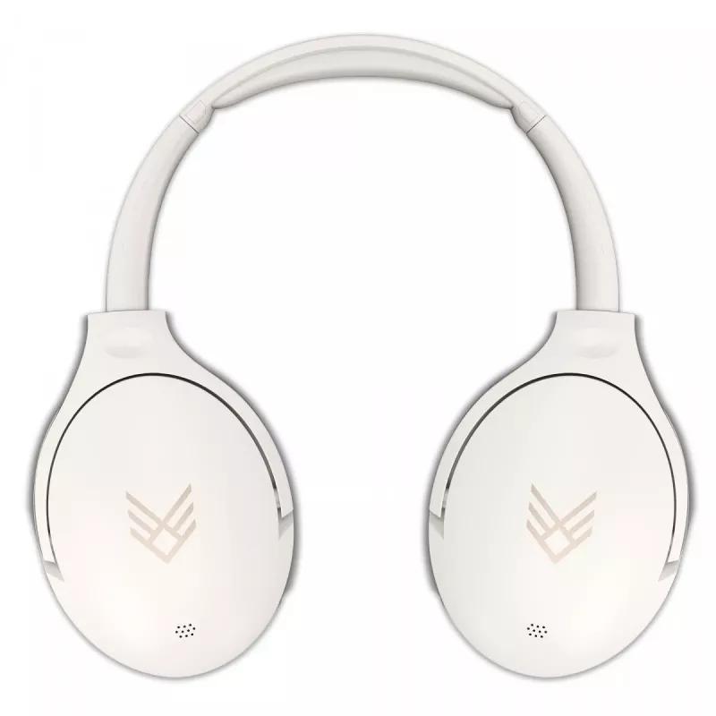 Auscultadores sem fios on-ear Audeeo Serene Hush Pro, creme