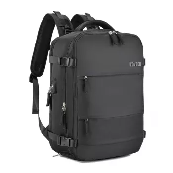 Mochila NOVEEN CTB400 unissexo 25 L, poliéster, 40×25×20 cm, preta