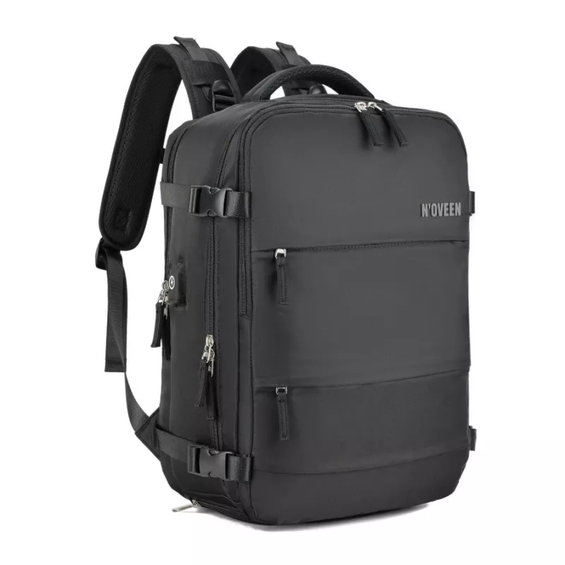 Mochila de viagem de cabine NOVEEN CTB400, 40x20x25 cm, preta