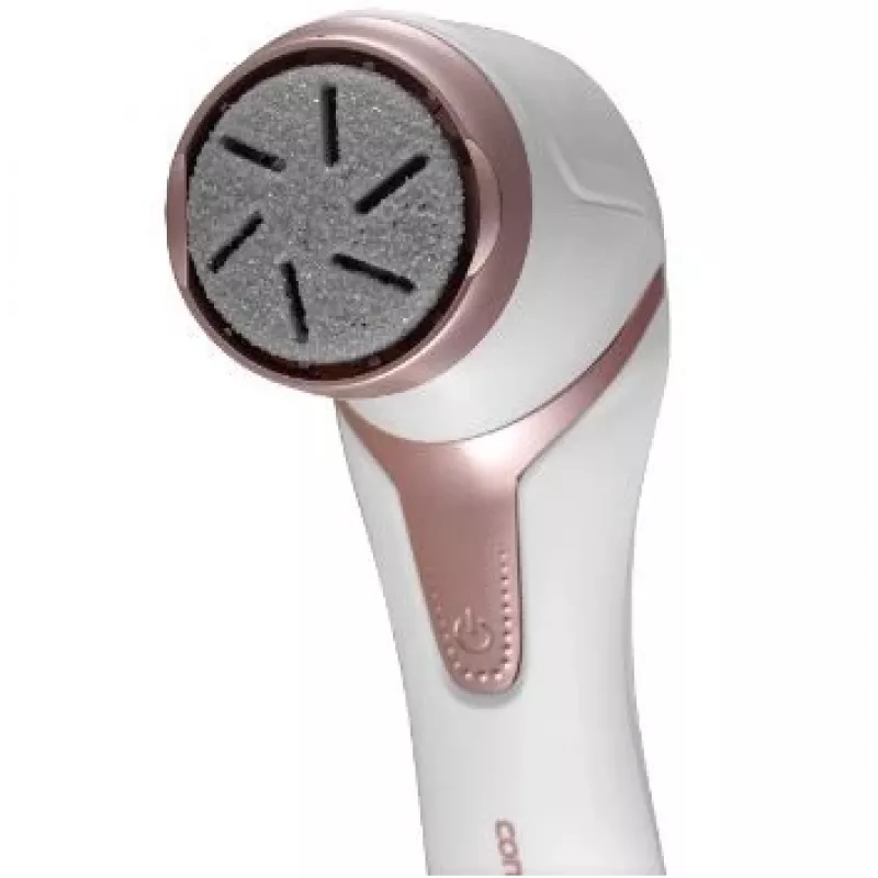 Concept PN3000 lima elétrica para pés com sistema de aspiração de calos, branca