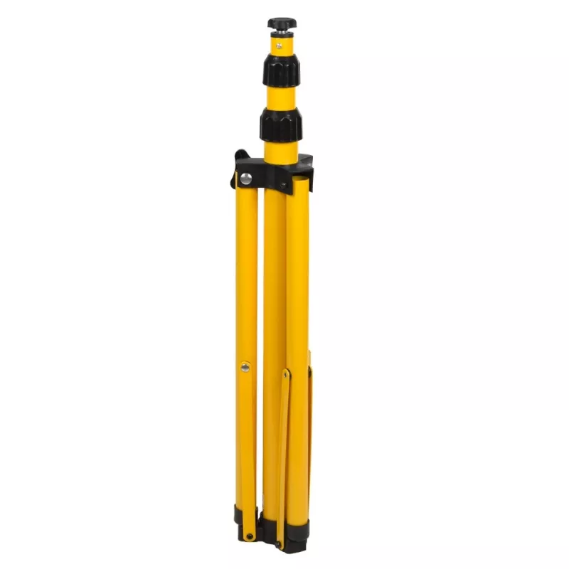 Tripé MACLEAN MCE583 altura ajustável para projetores, estrutura metálica, amarelo