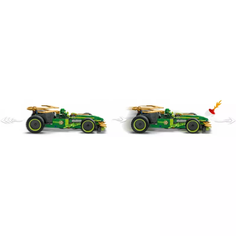 LEGO conjunto de construção NINJAGO Lloyds Action Speedster 71828, 181 peças, 2 minifiguras, idade 7+