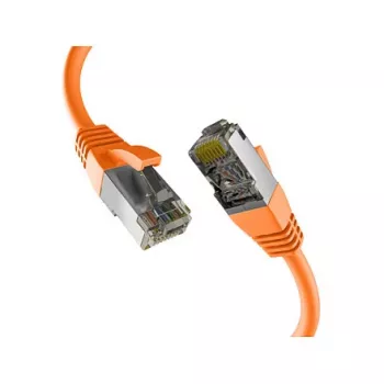 EFB-Elektronik CAT8.1 LARANJA 10m Cabo de patch RJ45 S/FTP PIMF LSZH 2000MHZ 40GB cabo de rede Fabricante: EFB Elektronik (EC020200285)