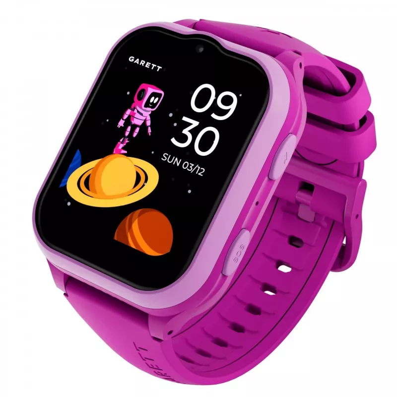 Smartwatch para criança Garett Kids eSim 4G rosa