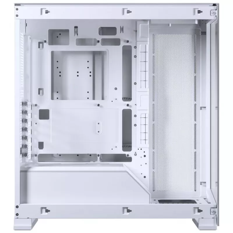 Caixa ATX PHANTEKS NV-Series NV5 MK2, vidro temperado, DRGB - branco mate + pack de 3 ventoinhas M25 Gen2 PWM D-RGB Reverse Blade + 1 ventoinha normal - 120 mm