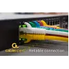 Cabo de rede Cat.6 cobre UTP 10m cinzento