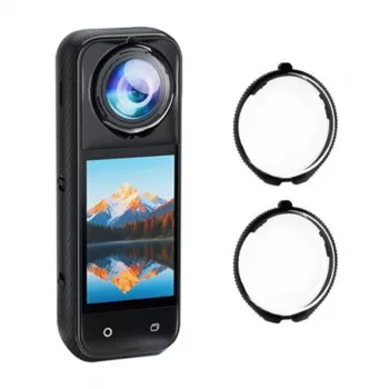 Proteção da objetiva Puluz PU749T para câmara Insta360 X5 — acessório de proteção solar