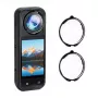 Proteção da objetiva Puluz PU749T para câmara Insta360 X5 — acessório de proteção solar