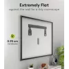 Suporte de parede fixo para TV WENTRONIC Goobay Ultraslim 70822 XL preto para ecrãs planos