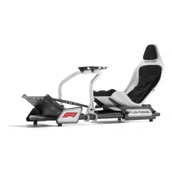 Cadeira gaming universal Playseat Formula Instinct F1 Edition assento acolchoado preto branco