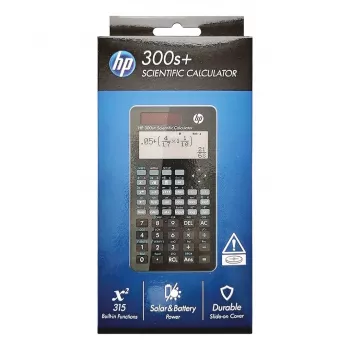 Calculadora HP científica para escritório HP 300SPLUS/INT BX, 315 funções, 155x84x20mm, preto