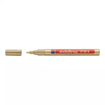 Edding 751 dourado marcador dourado branco 1 mm