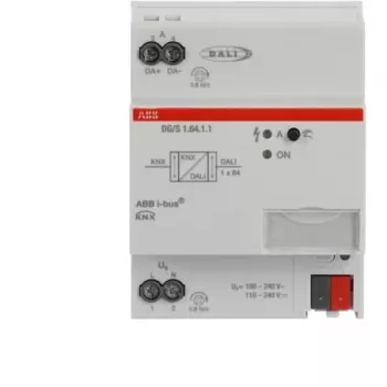 Gateway/controlador ABB 2CDG110198R0011, IP20, 264 V entrada, 70×63,5×90 mm, cinzento