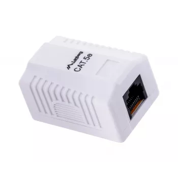 Tomada de ligação Lanberg OU5-0001-W RJ-45 branca