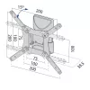 Suporte de parede para TV até 37 polegadas, 20 kg, TB-152E, VESA máx. 200x200