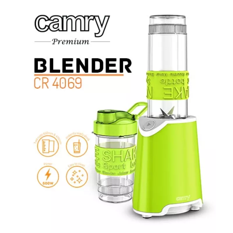 Camry CR 4069 misturadora 600 L liquidificadora verde, transparente, branco 500 W