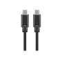Cabo KAB Goobay USB-C™ 3.1 Generation 1, preto, 2m, ficha USB-C™ > ficha USB-C™
