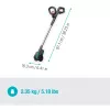 Gardena 14820-55 EasyWeed 1800/18V P4A solo escova de juntas a bateria removedora de ervas daninhas, sem bateria e carregador, cinzento/turquesa