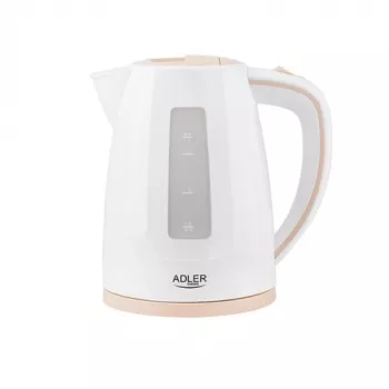 Chaleira elétrica Adler AD 1264 1,7 L 2200 W avelã branca