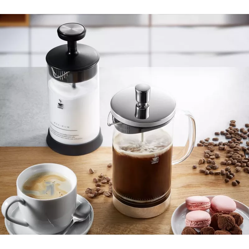 Prensa de café GEFU Diego 1000 ml aço inoxidável resistente ao calor